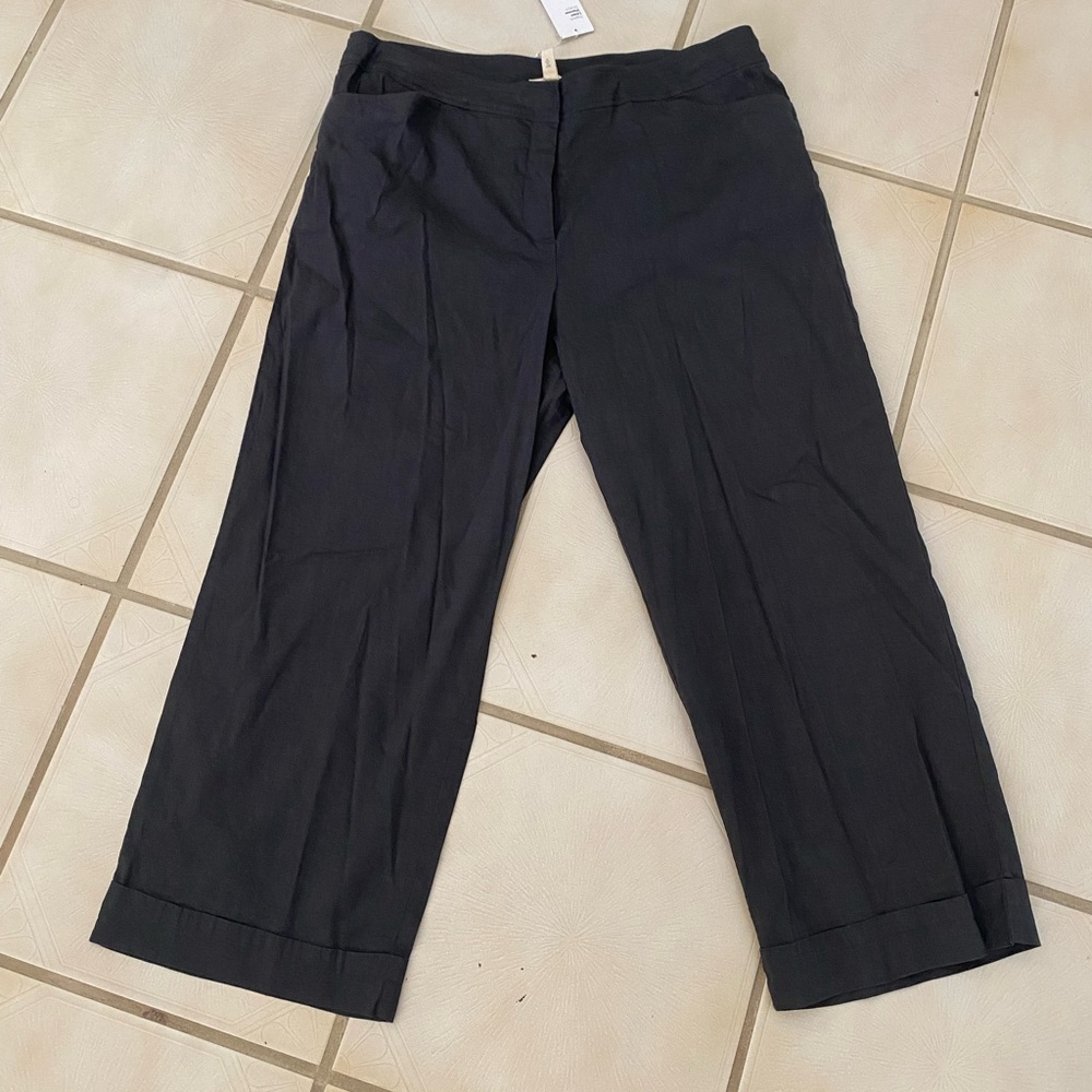 NWT Eileen Fisher cropped pants size Large